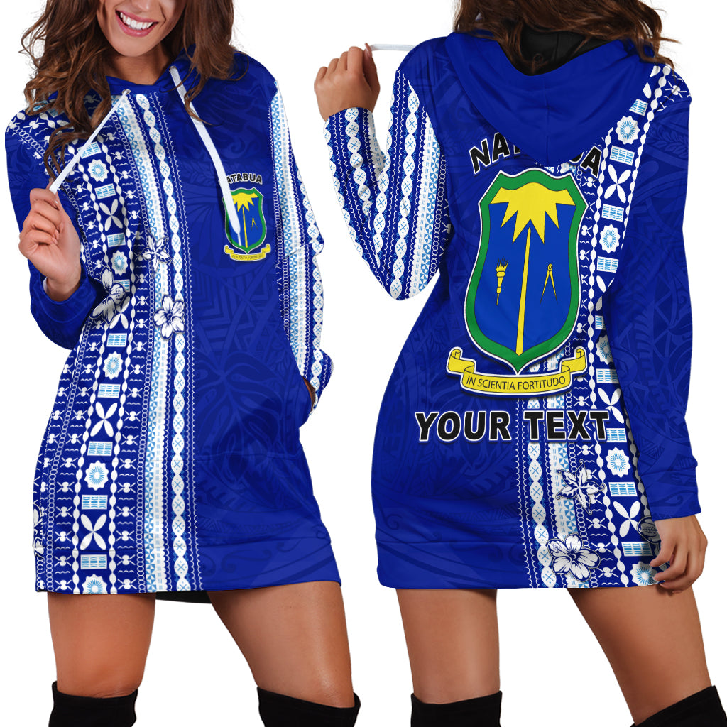 Custom Personalised Natabua High School Hoodie Dress Polynesian Lautoka Fiji