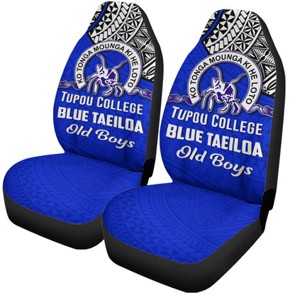 Tupou College BLUE TAEILOA Old Boys Car Seat Covers