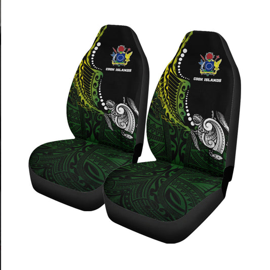 (Custom Personalised) Cook Islands Car Seat Covers Simple Style
