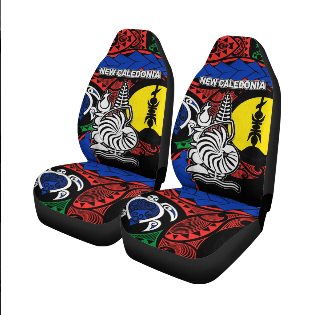 New Caledonia Car Seat Cover Color Flag