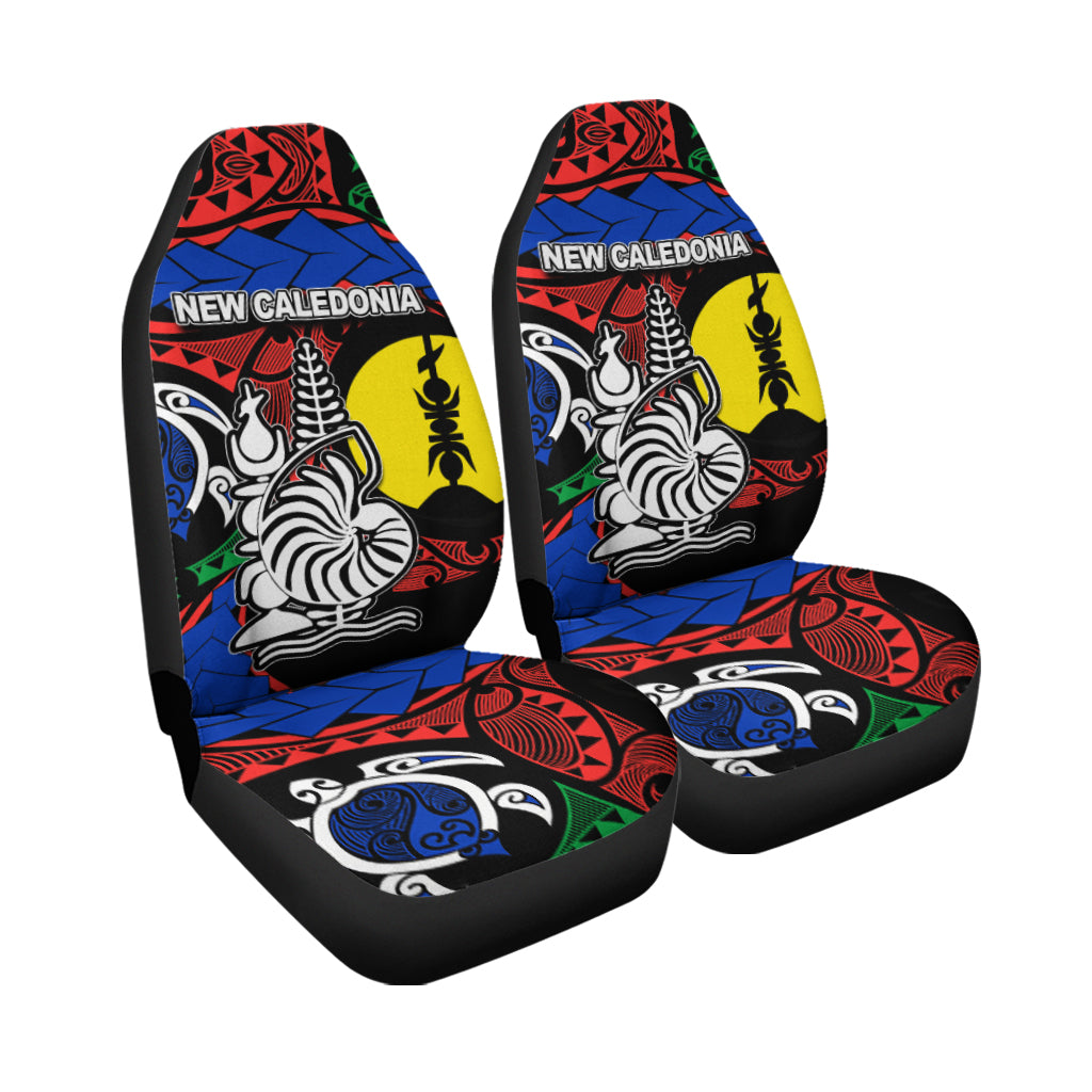 New Caledonia Car Seat Cover Color Flag
