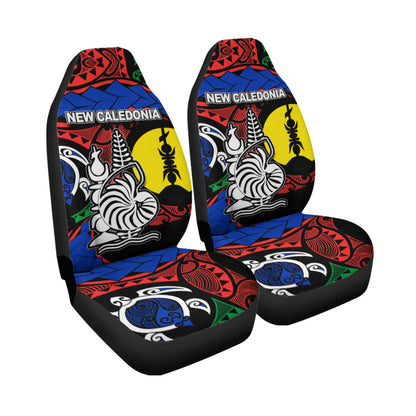 New Caledonia Car Seat Cover Color Flag