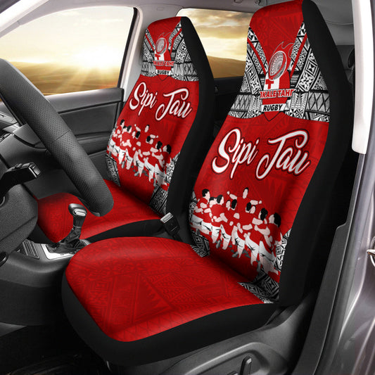 Tonga Rugby Ikale Tahi Sipi Tau Car Seat Covers
