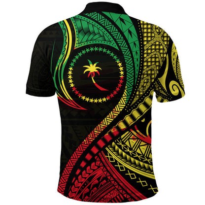 Chuuk Polo Shirt Federated States Of Micronesia Reggae Wave Style