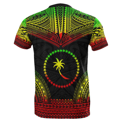 Chuuk All Over T Shirt Chuuk Flag Polynesian Tattoo Reggae