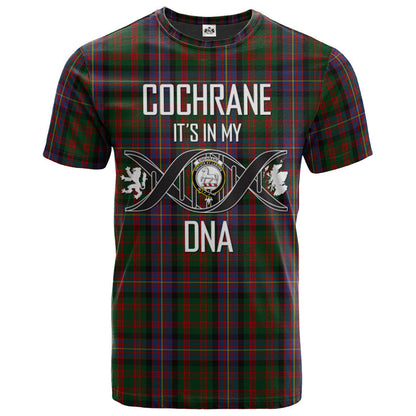 Printivon Cochrane 02 Clan DNA In Me Tartan Crest T Shirt