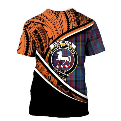 Printivon Cochrane Azure T Shirt Pattern Polynesian