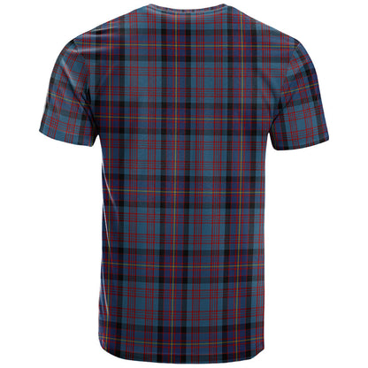 Printivon Cochrane Azure Clan DNA In Me Tartan Crest T Shirt
