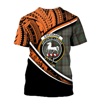 Printivon Cochrane Hunting T Shirt Pattern Polynesian