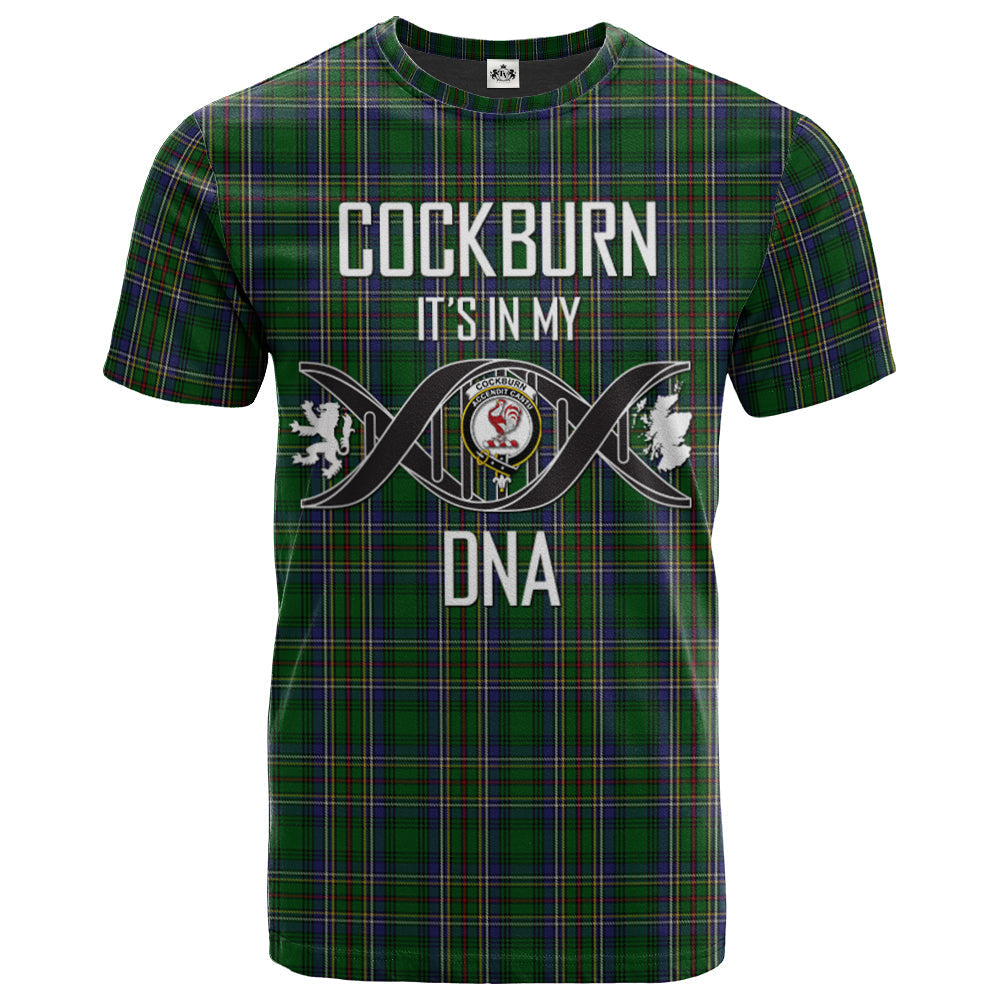 Printivon Cockburn 01 Clan DNA In Me Tartan Crest T Shirt