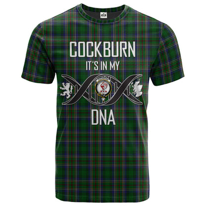 Printivon Cockburn 01 Clan DNA In Me Tartan Crest T Shirt