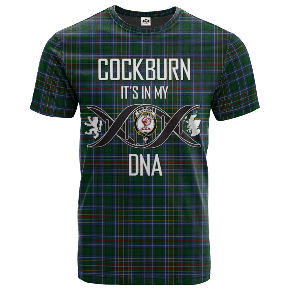 Printivon Cockburn 02 Clan DNA In Me Tartan Crest T Shirt