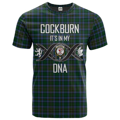 Printivon Cockburn 02 Clan DNA In Me Tartan Crest T Shirt