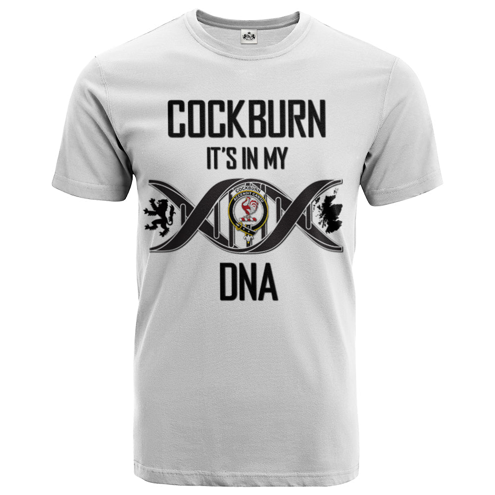 Printivon Cockburn Clan DNA In Me Crest T Shirt