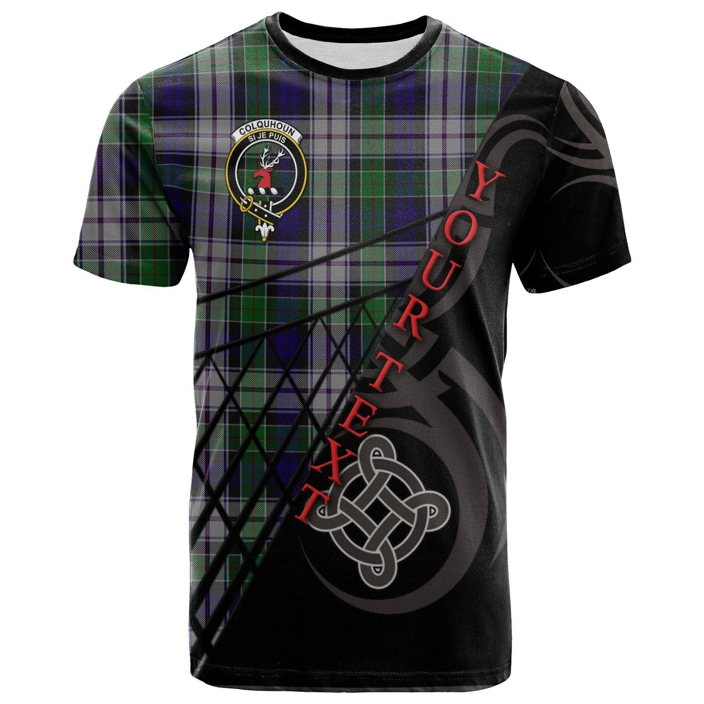 Printivon Colquhoun Dress T Shirt Pattern Celtic 