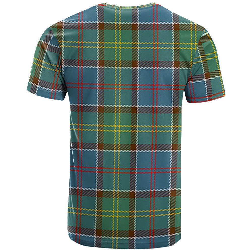 Printivon Colville Clan DNA In Me Tartan Crest T Shirt