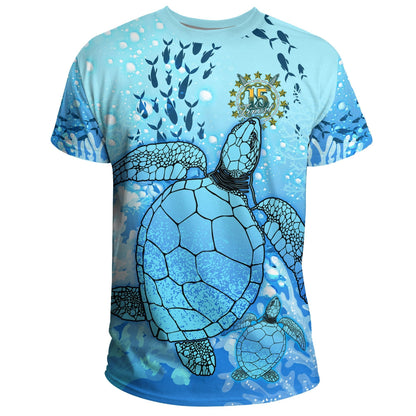 Cook Islands T Shirt Ocean Life Women's/Men's 
