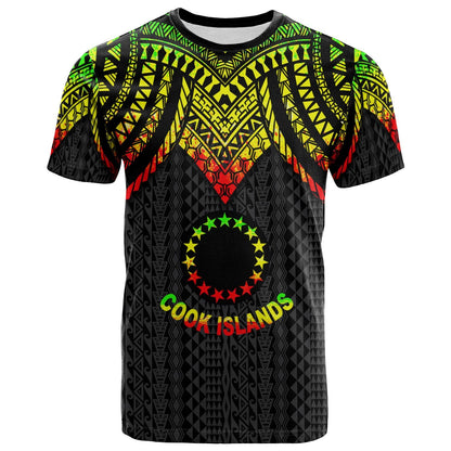 Cook Islands T - Shirt - Polynesian Armor Style Reagge