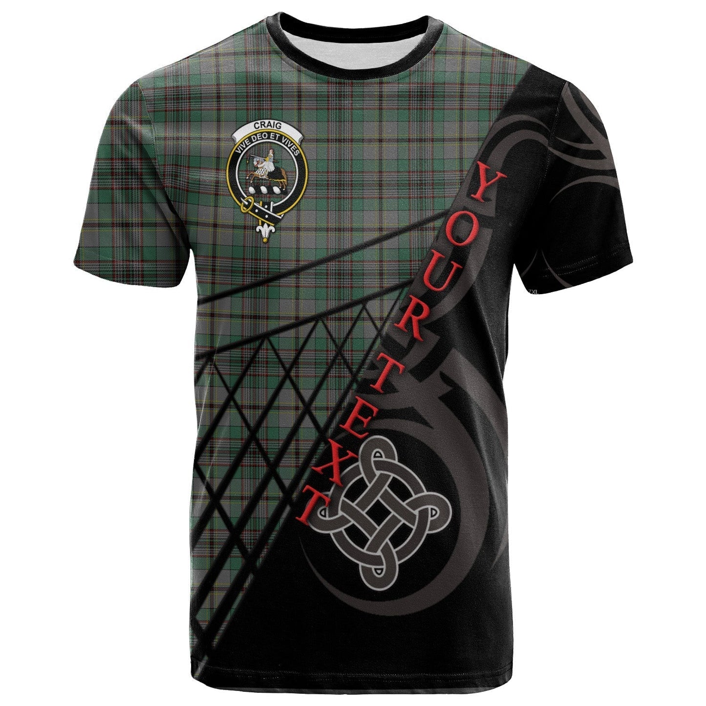 Printivon Craig T Shirt Pattern Celtic 