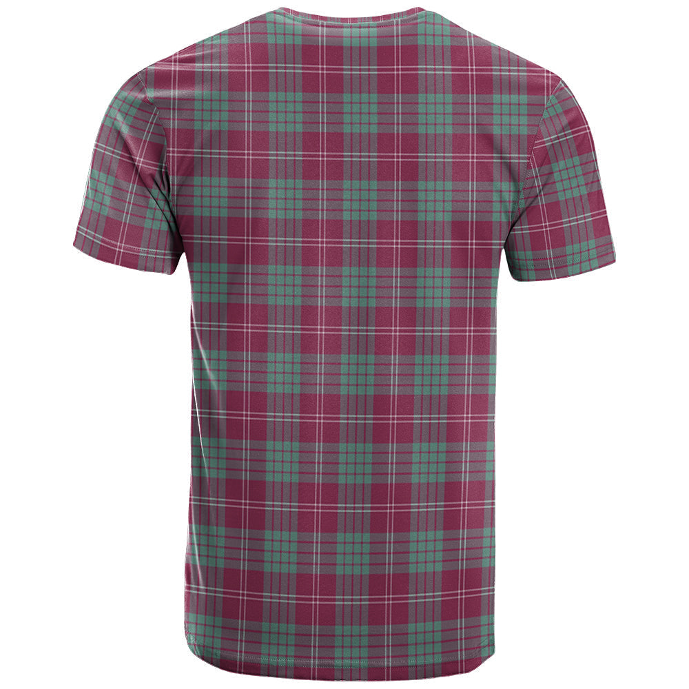 Printivon Crawford Ancient Clan DNA In Me Tartan Crest T Shirt