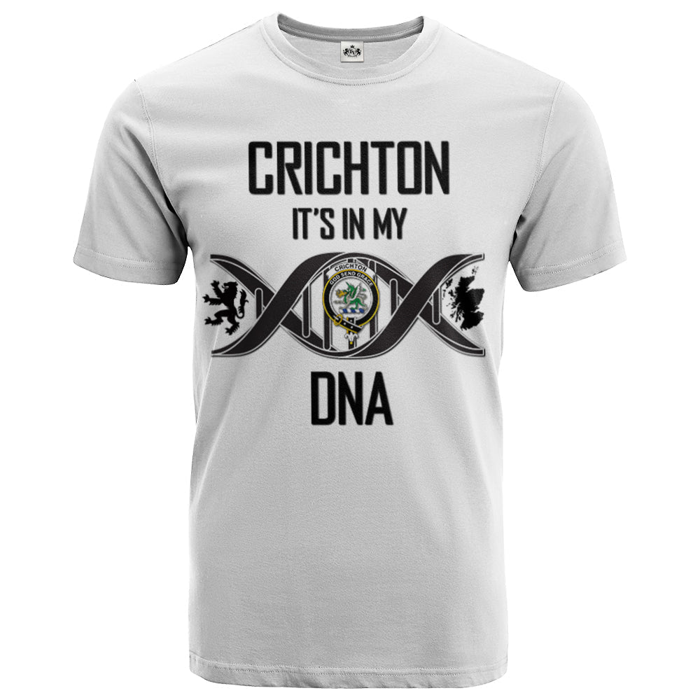 Printivon Crichton Clan DNA In Me Crest T Shirt