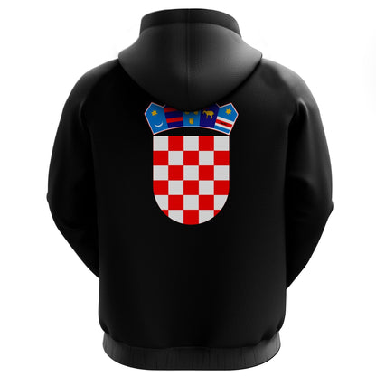 Croatia Hoodie Heartbeat