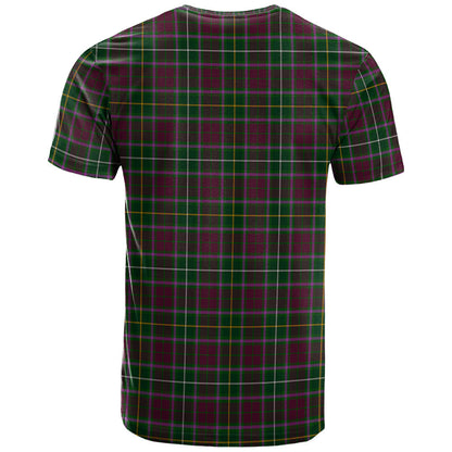 Printivon Crosbie Clan DNA In Me Tartan Crest T Shirt
