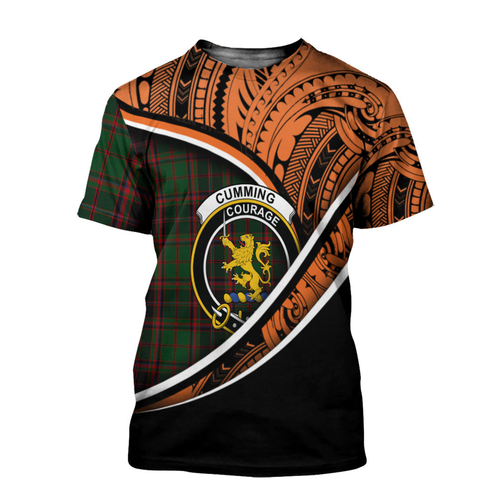 Printivon Cumming Buchan Hunting T Shirt Pattern Polynesian 