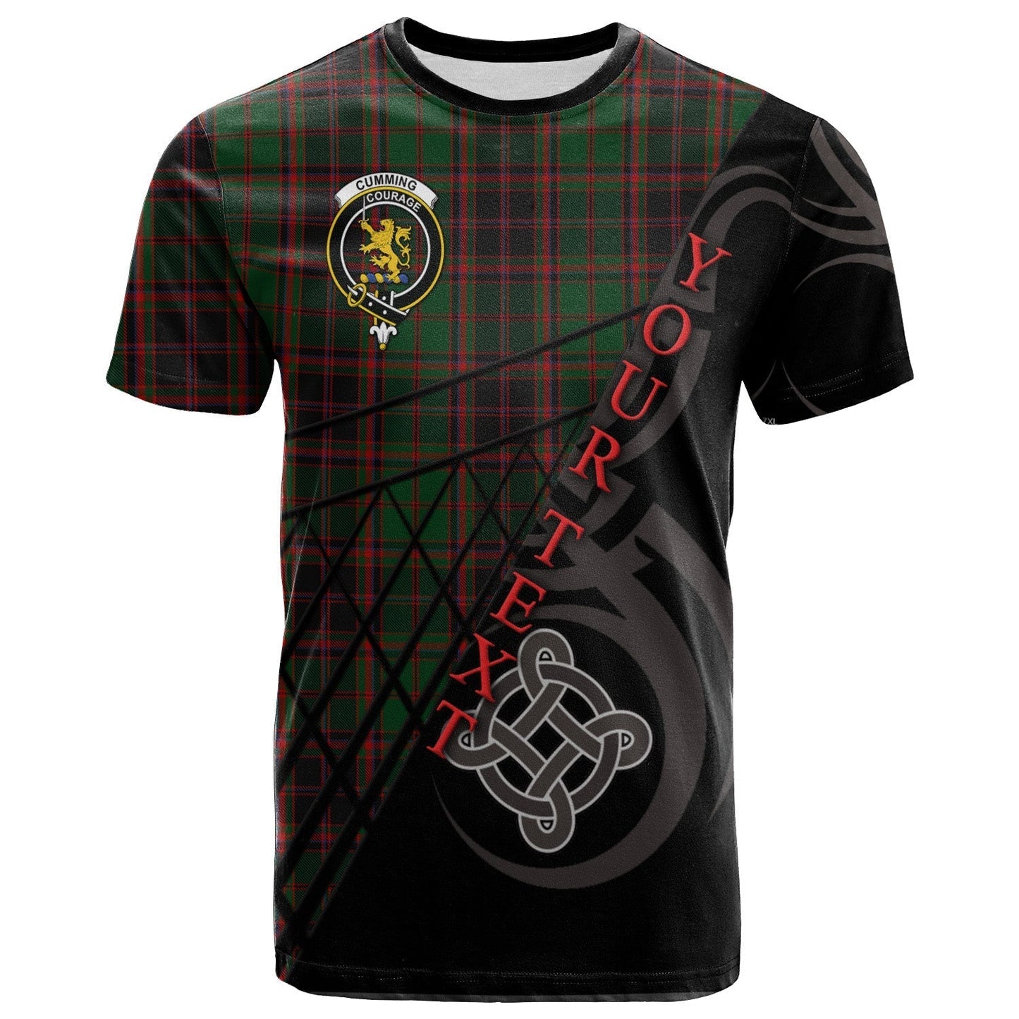 Printivon Cumming Buchan Hunting T Shirt Pattern Celtic 