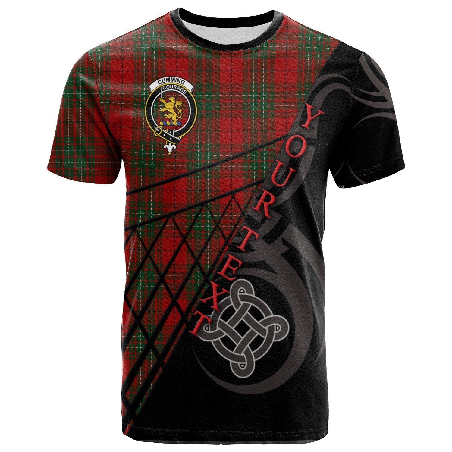 Printivon Cumming Comyn T Shirt Pattern Celtic 