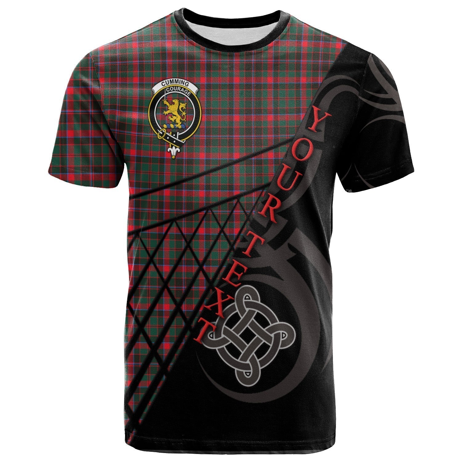 Printivon Cumming Hunting Modern T Shirt Pattern Celtic 