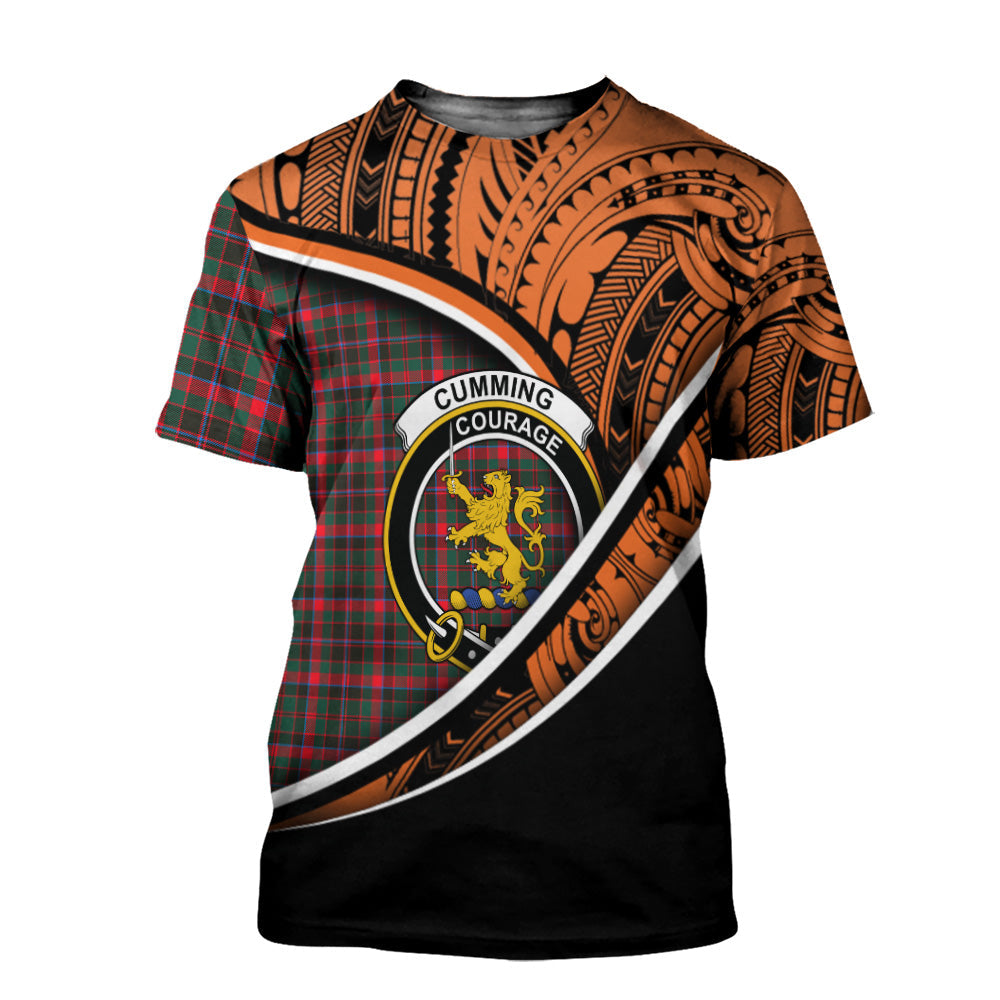 Printivon Cumming Hunting Modern T Shirt Pattern Polynesian 
