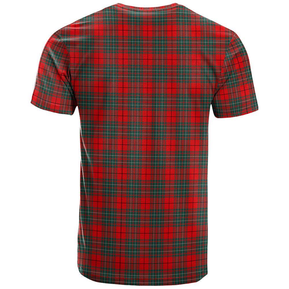 Printivon Cumming Modern Clan DNA In Me Tartan Crest T Shirt