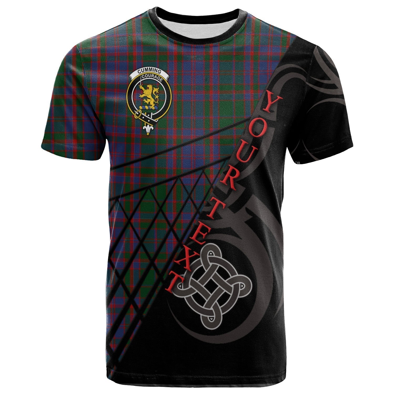 Printivon Cumming of Glenorchy T Shirt Pattern Celtic 