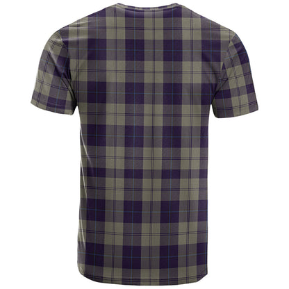 Printivon Cunningham Dress Blue Dancers Clan DNA In Me Tartan Crest T Shirt
