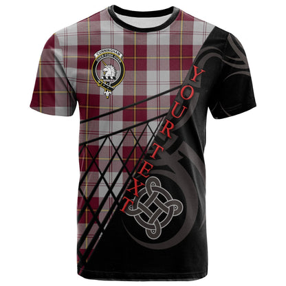 Printivon Cunningham Dress Burgundy (Dance) T Shirt Pattern Celtic 
