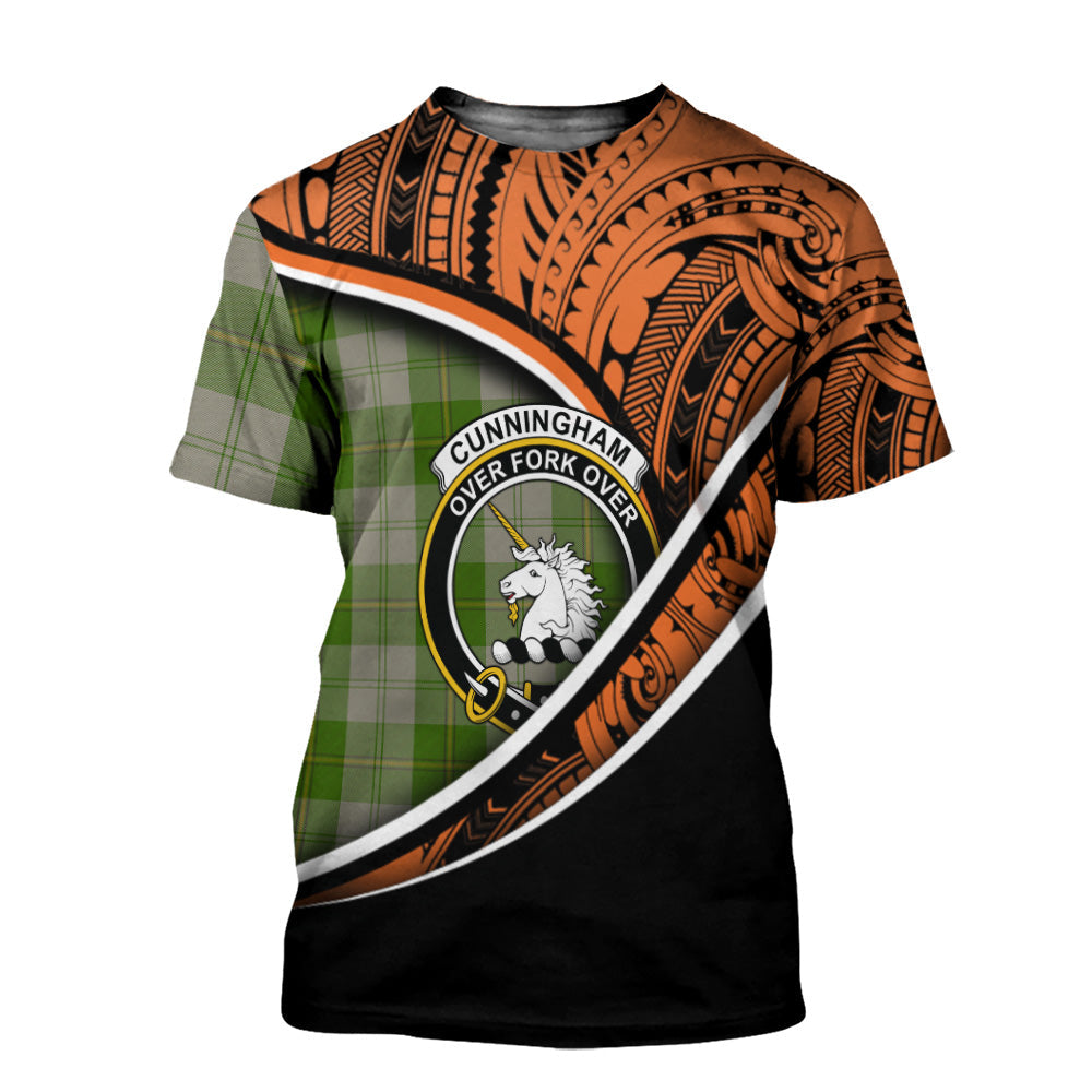 Printivon Cunningham Dress Green Dancers T Shirt Pattern Polynesian 