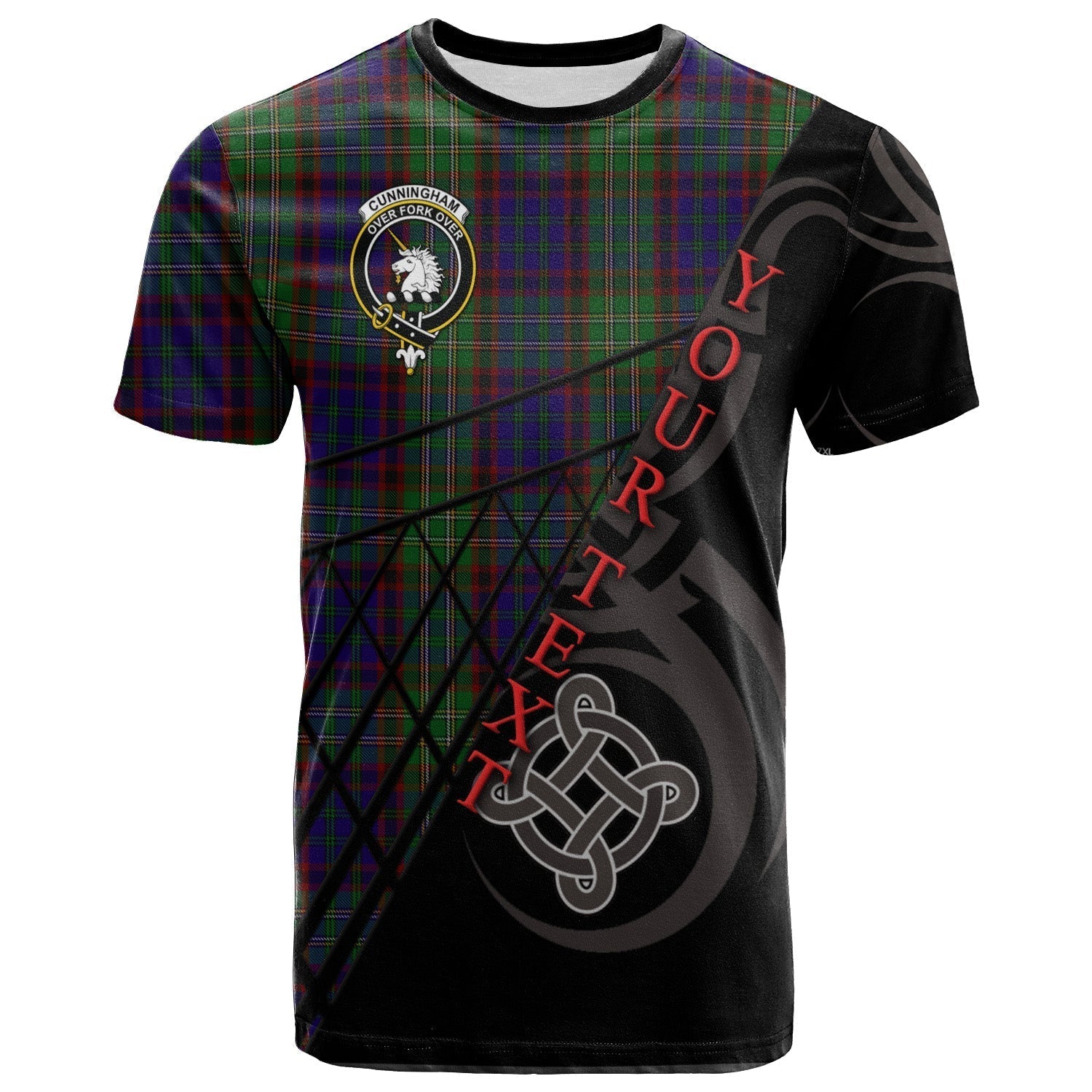 Printivon Cunningham Hunting T Shirt Pattern Celtic 