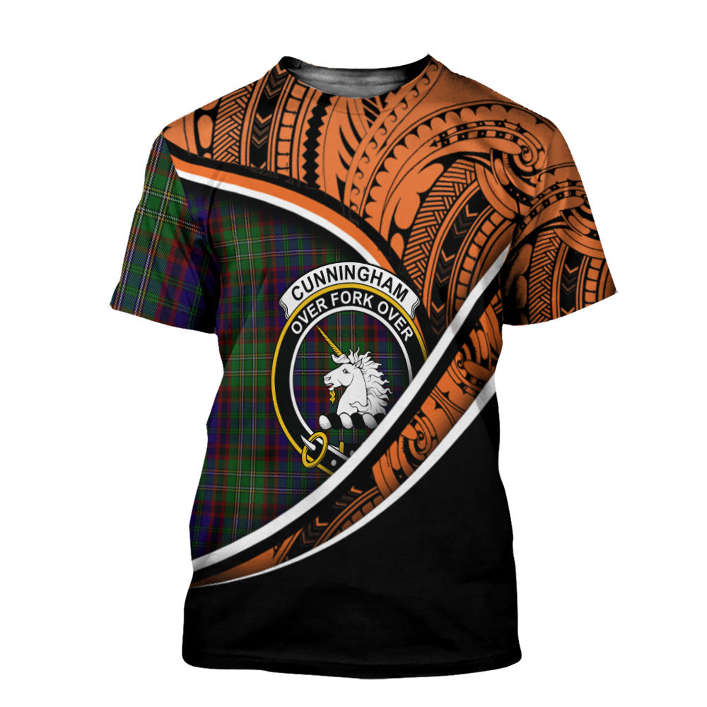 Printivon Cunningham Hunting T Shirt Pattern Polynesian 