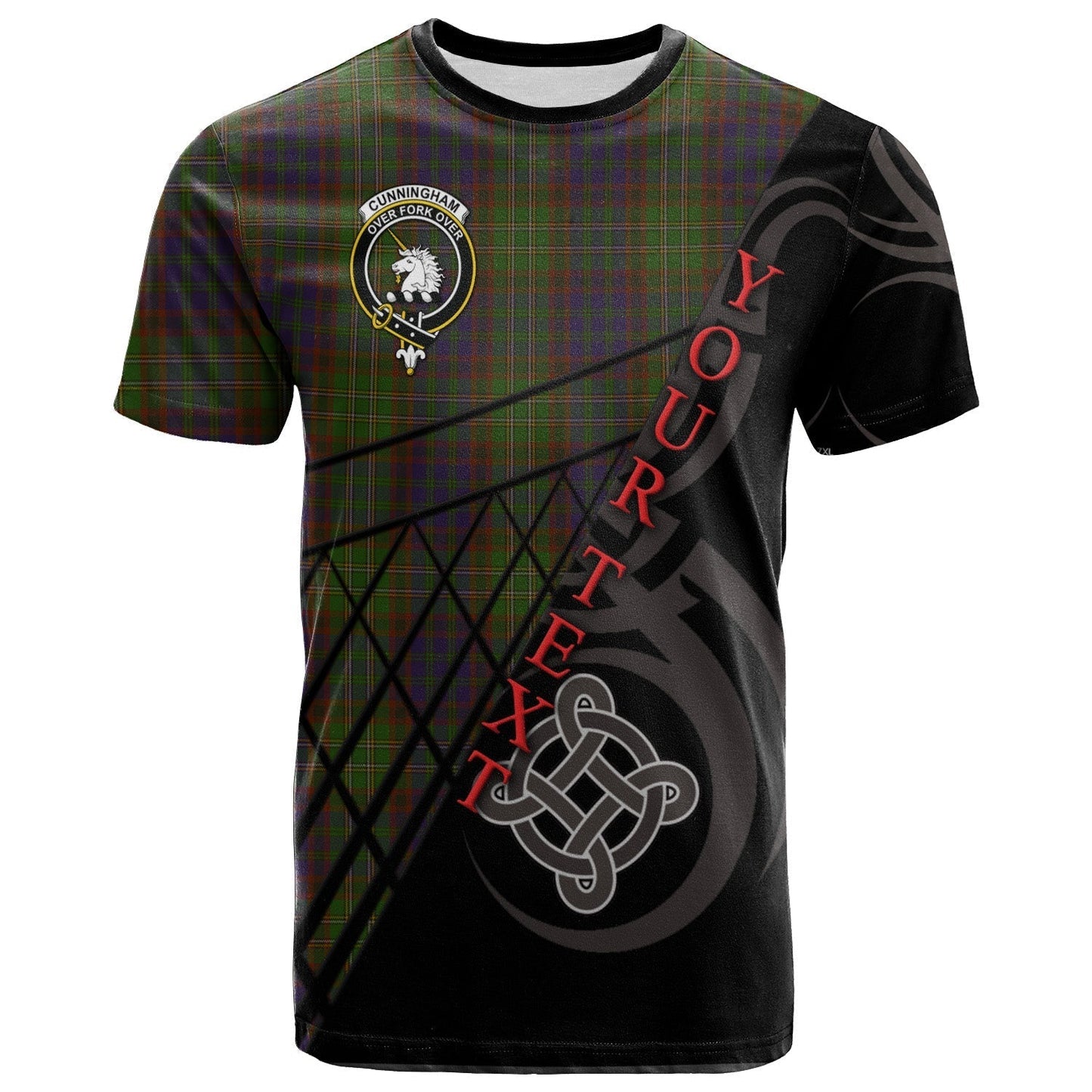 Printivon Cunningham Hunting Modern T Shirt Pattern Celtic 