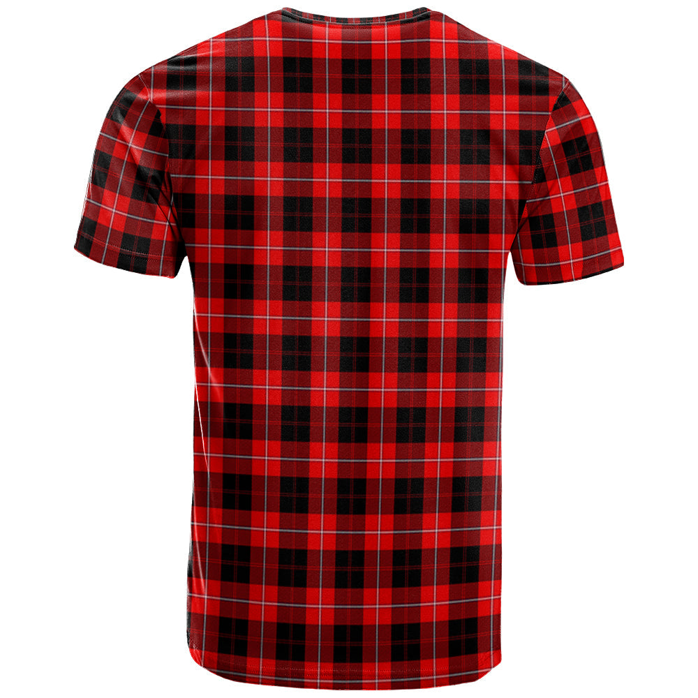 Printivon Cunningham Modern Clan DNA In Me Tartan Crest T Shirt