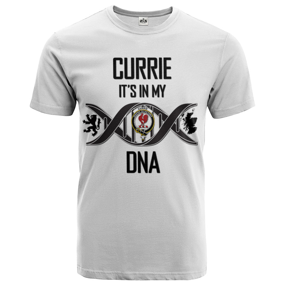 Printivon Currie Clan DNA In Me Crest T Shirt