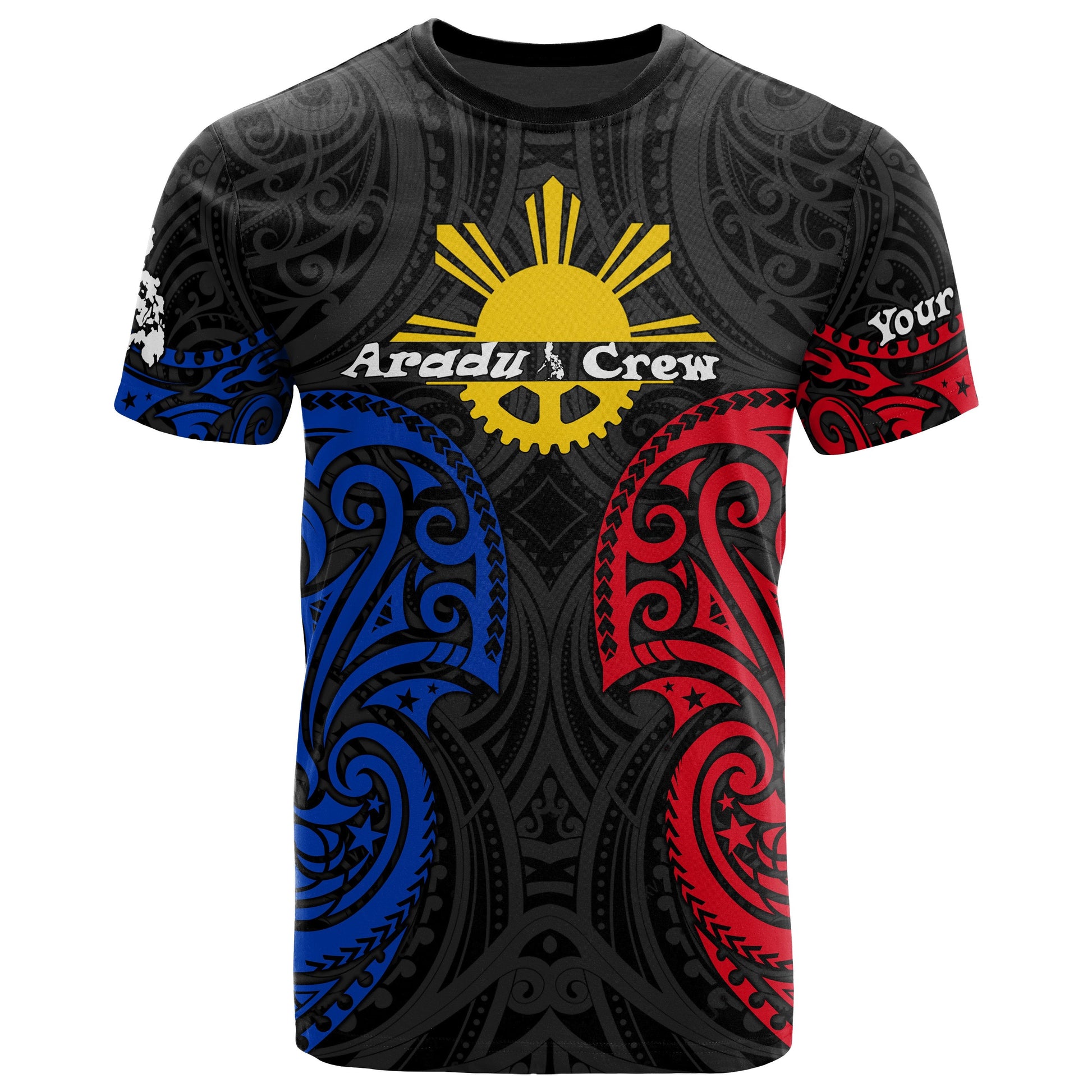 The Philippines Custom Personalised T - Shirt - Aradu Crew