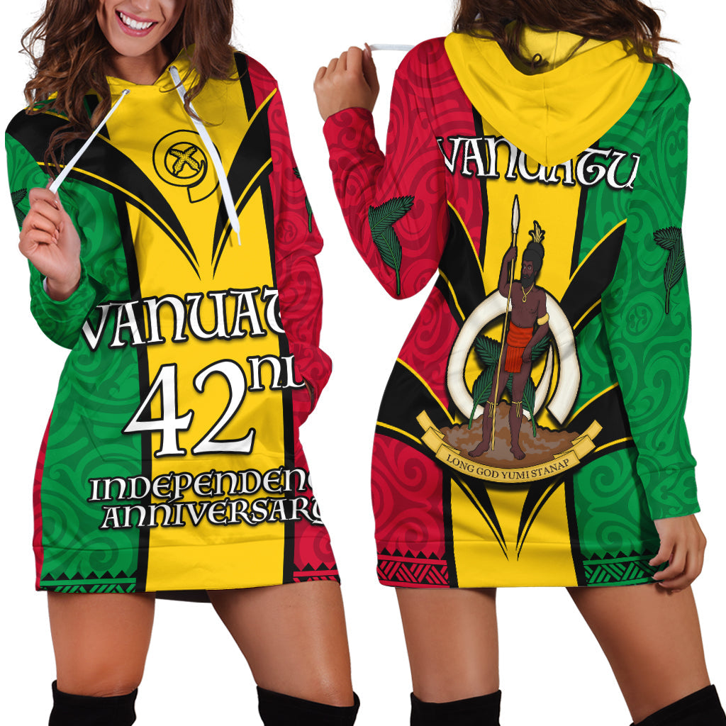 Vanuatu 1980 Hoodie Dress Vanuatuan Independence Day