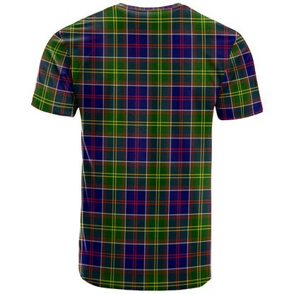 Printivon Dalrymple Clan DNA In Me Tartan Crest T Shirt