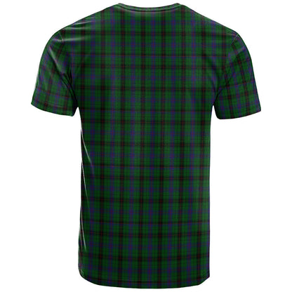 Printivon Davidson Clan DNA In Me Tartan Crest T Shirt
