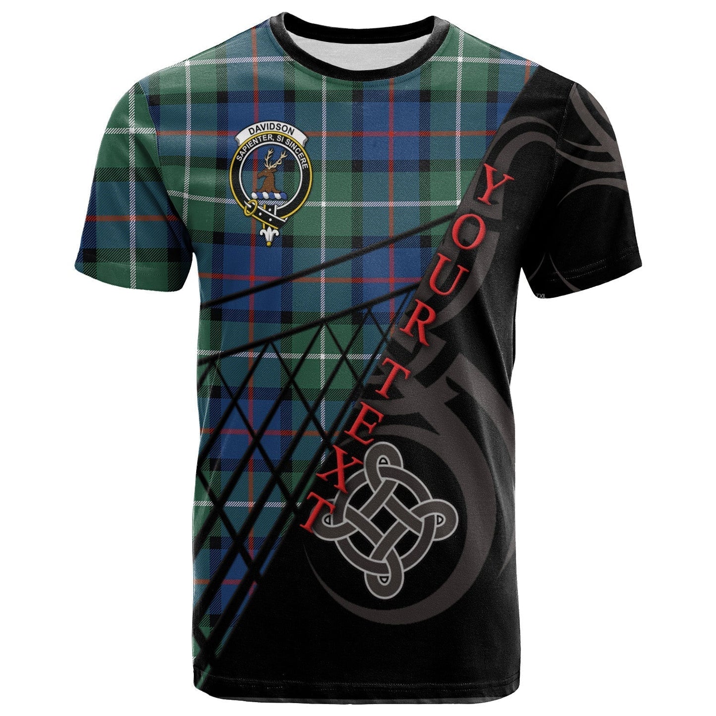 Printivon Davidson of Tulloch 01 T Shirt Pattern Celtic 