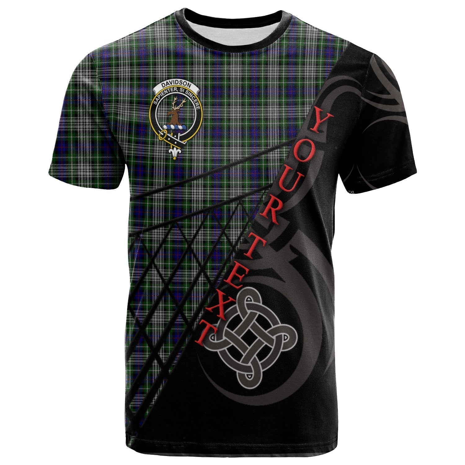 Printivon Davidson of Tulloch Dress 01 T Shirt Pattern Celtic 