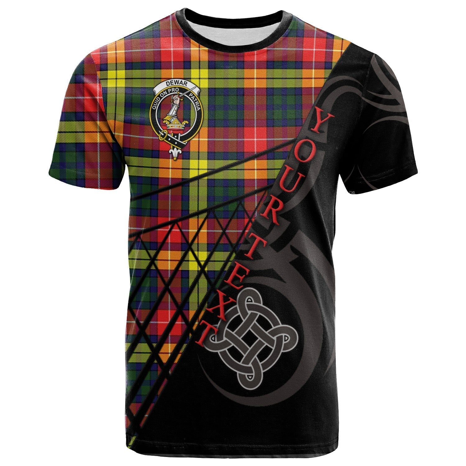 Printivon Dewar T Shirt Pattern Celtic 