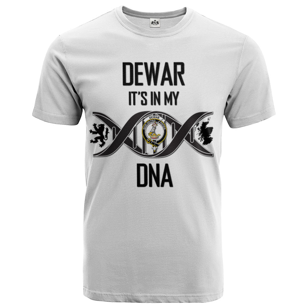 Printivon Dewar Clan DNA In Me Crest T Shirt